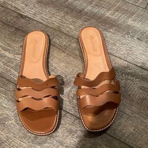 The Wave Slide Sandal EUC Sz 8.5 womens Madewell